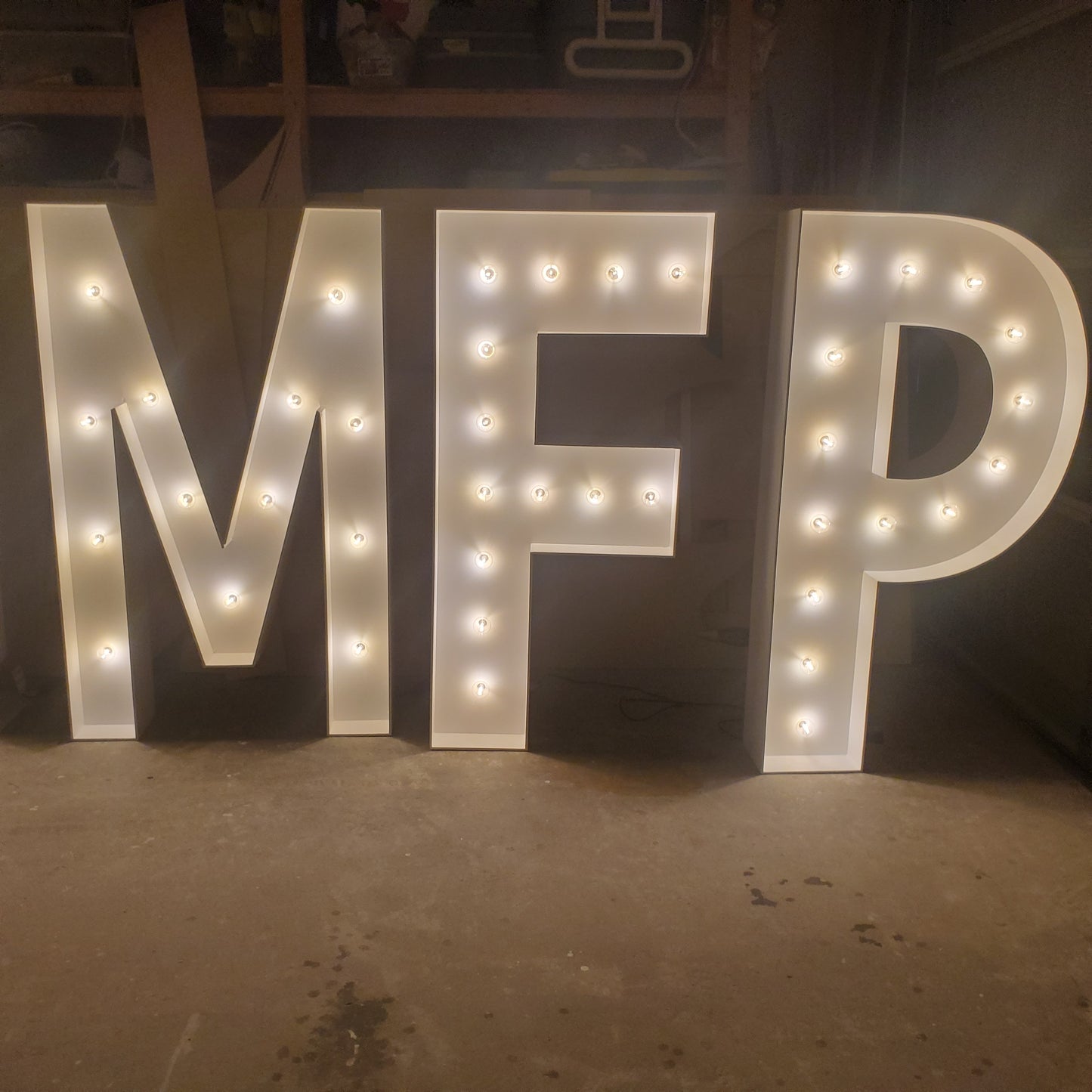 4FT. Light Weight Marquee Letters