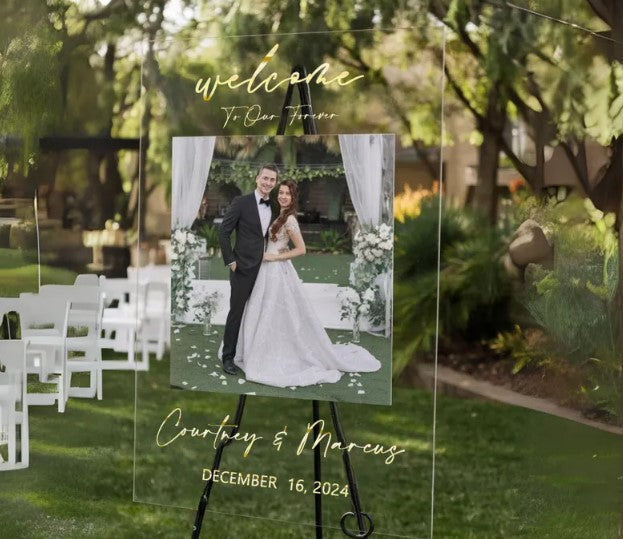 ACRYLIC WELCOME SIGN