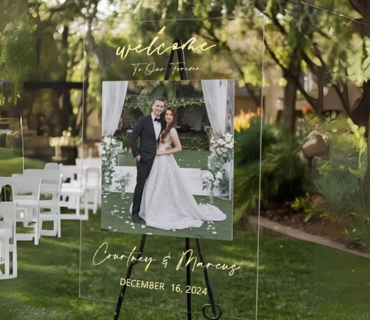 ACRYLIC WELCOME SIGN