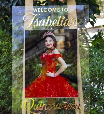 ACRYLIC WELCOME SIGN