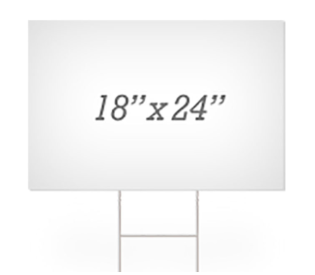 YARD SIGNS WITH STAKES