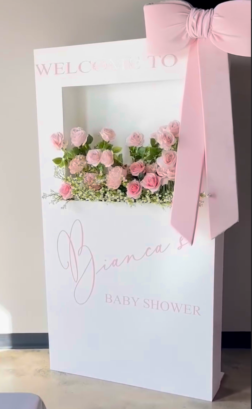 WELCOME FLOWER BOX PANEL