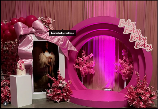 Round Layered Arch Backdrop