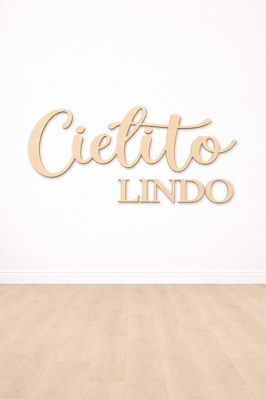 Cielito Lindo Wood Sign