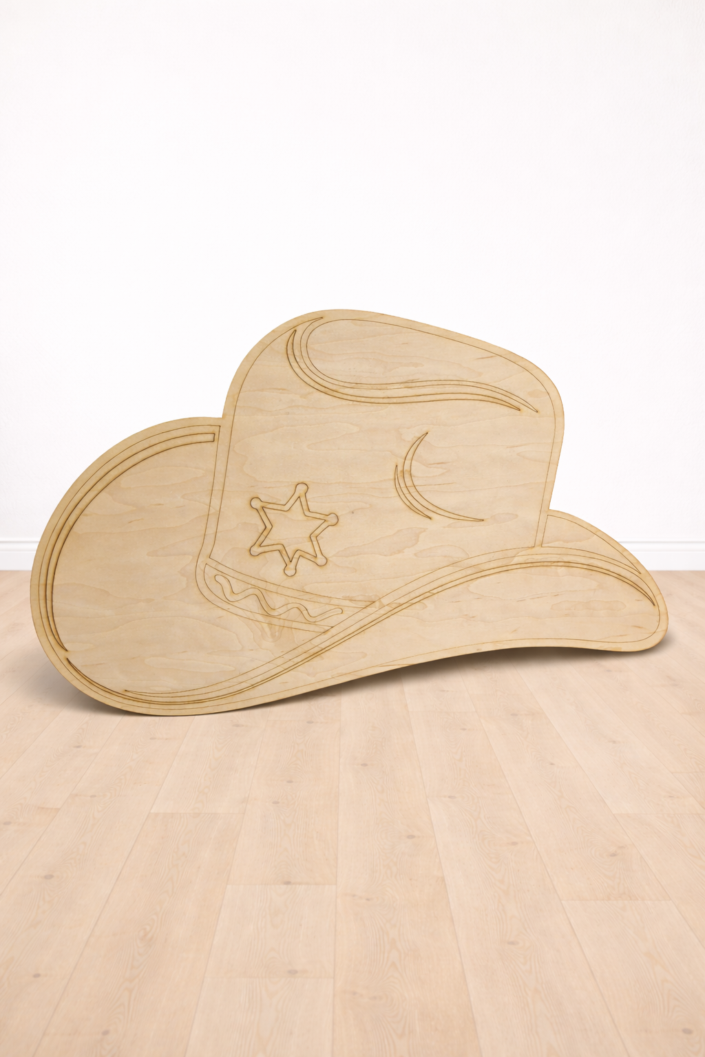 Wood Cactus Hat Boot