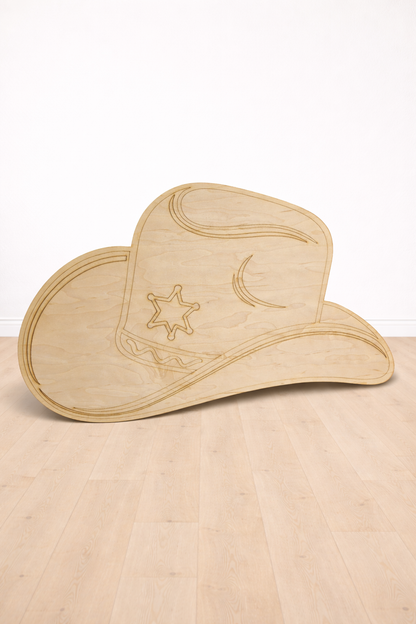 Wood Cactus Hat Boot