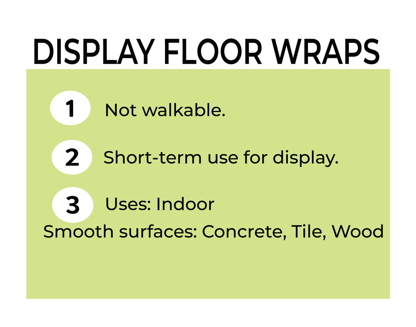 FLOOR WRAPS