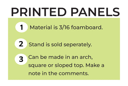 PRINTED BACKDROP PANELS