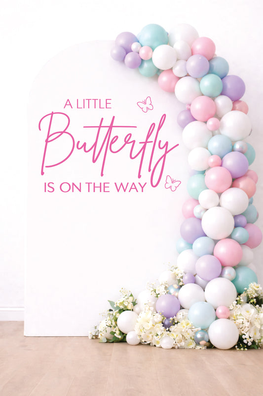 A Little Butterfly Is On The Way Decal