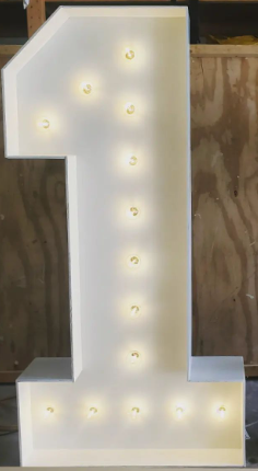 4Ft. Light Weight Marquee Numbers