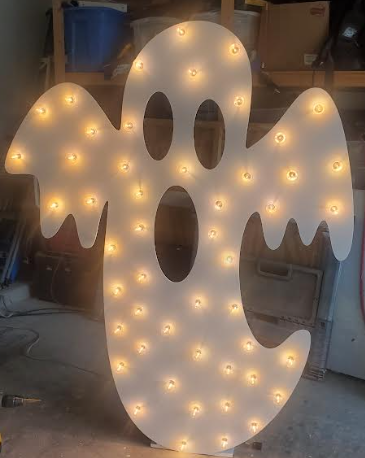 5 ft. Ghost Marquee